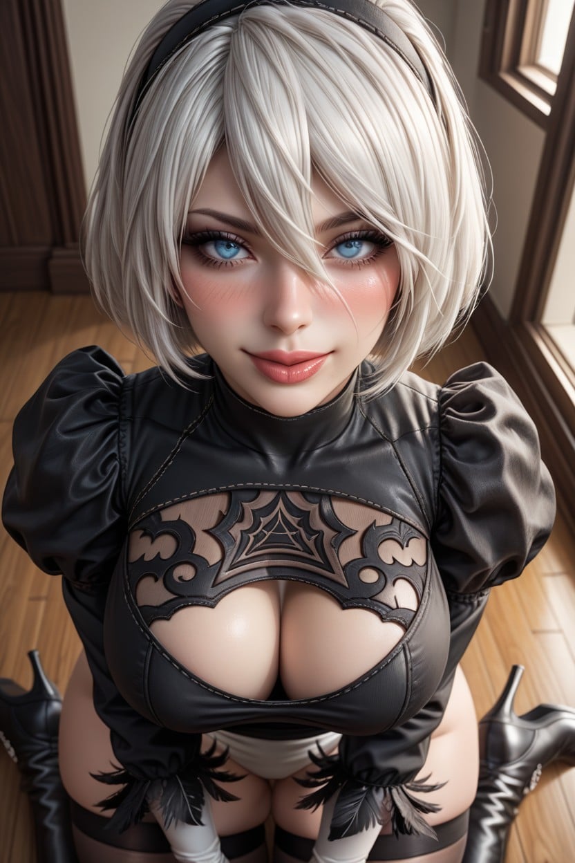 Room, Horny, Nice Facial Features Hentai AI Porn