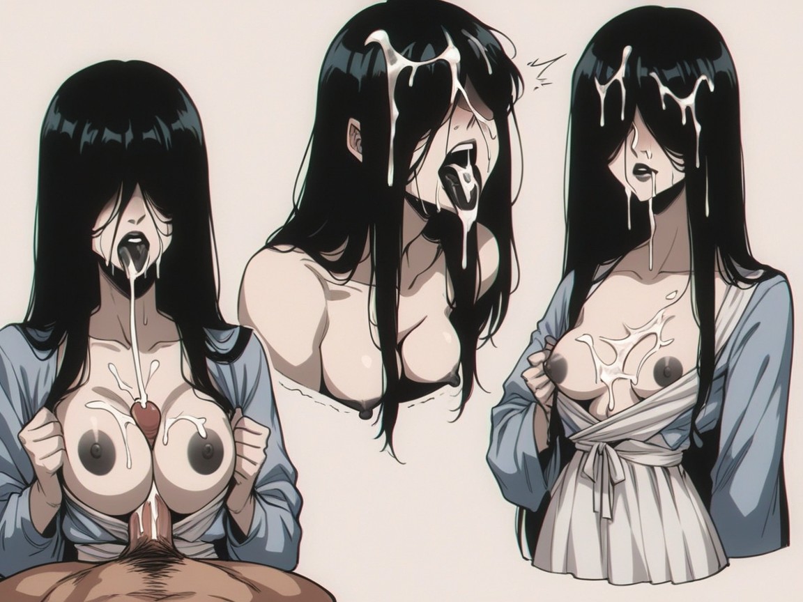 Messy Cum, Spilling Cum, No Eyes Hentai AI Porn