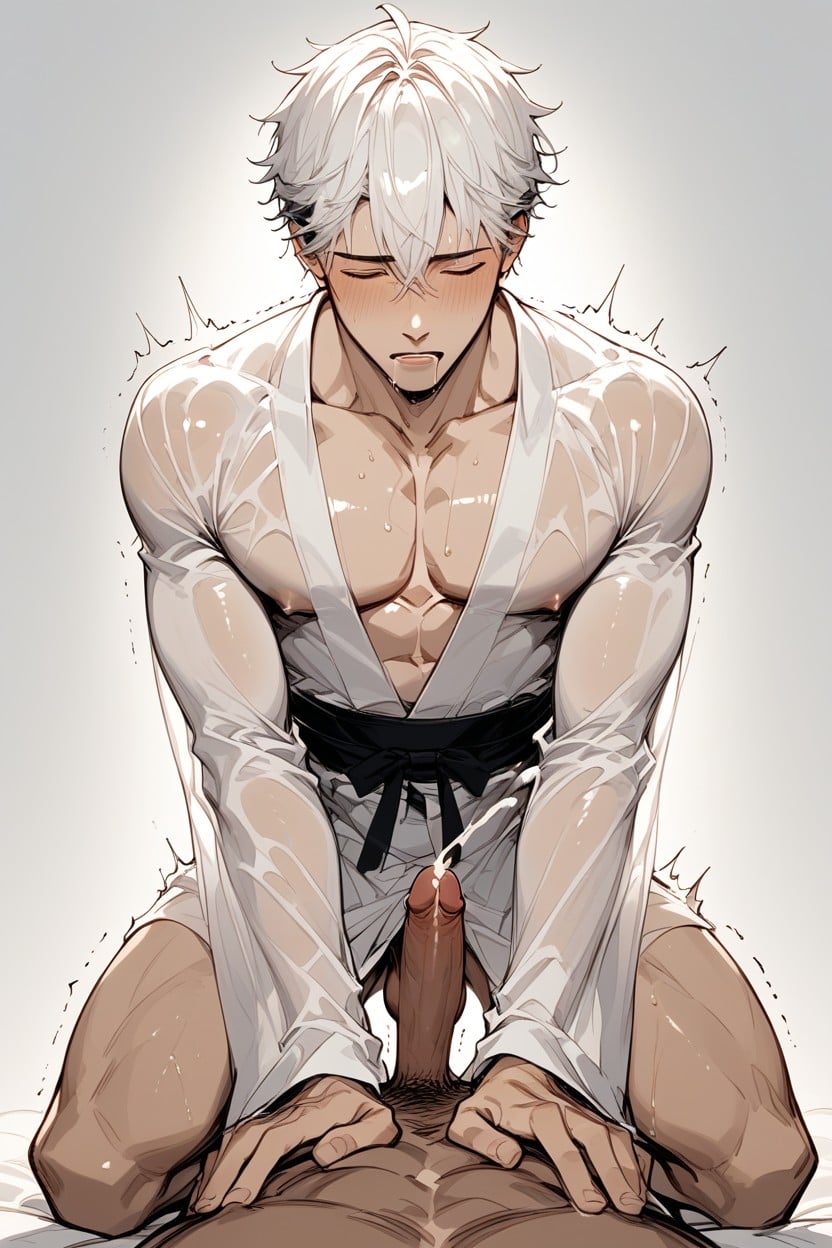 Sex From Behind, In Heat, Tired Face AI Gay Porn