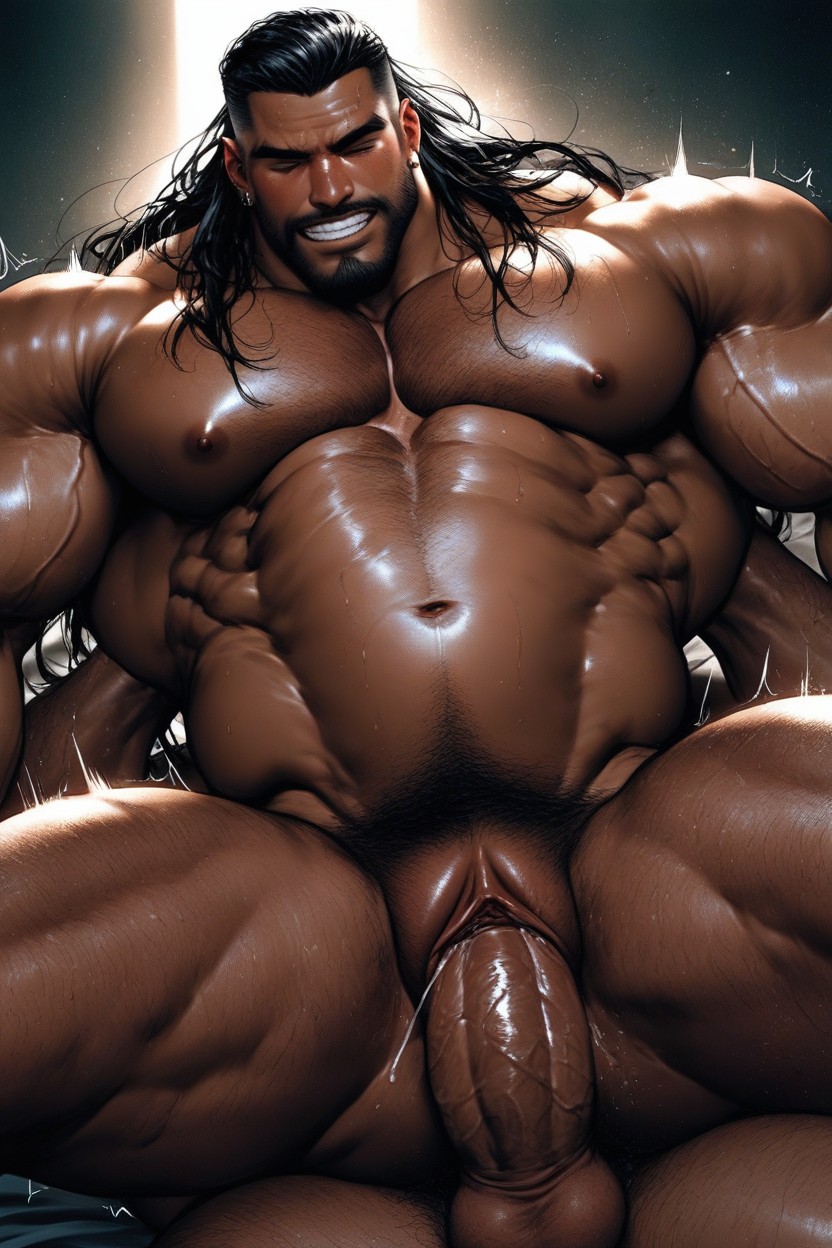 Knotting, Vagina In Crotch, Massive Pecs AI Gay Porn