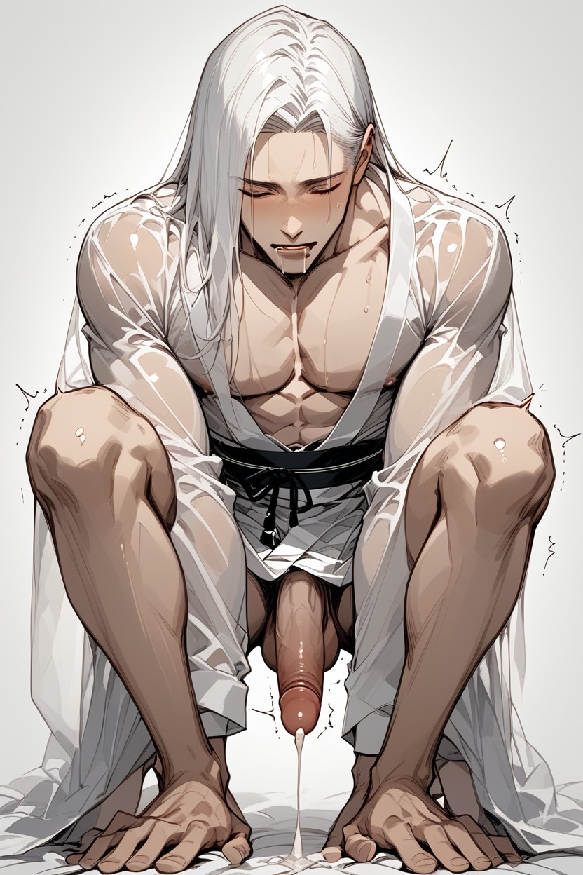Model, Motion Blur, Dazed AI Gay Porn