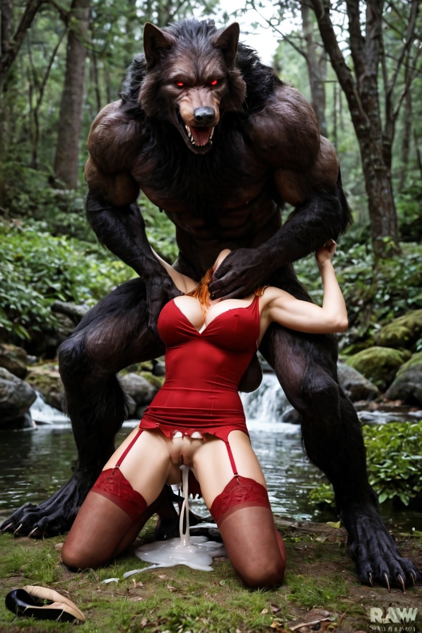 Face, In A Forrest, Spitroast AI Porn