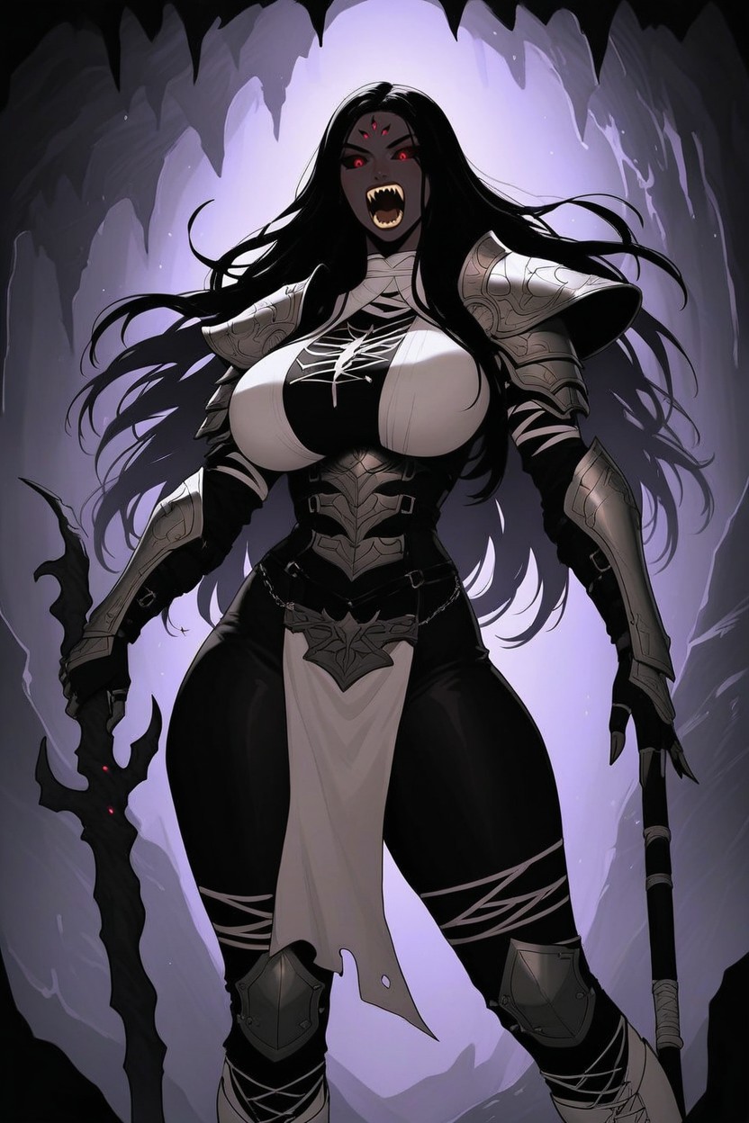 Purple Eyes Glowing Eyes, Casting Magic, Glowing Tattoos AI Porn