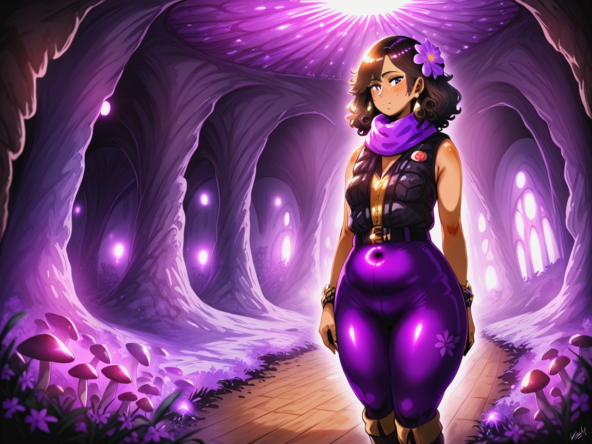 Afterimage, Natural Breast, Low Light Contrast Hentai AI Porn