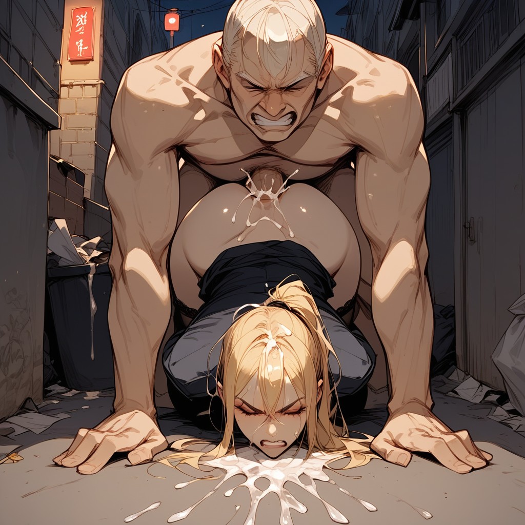 Overpowered, Overflowing Cum, Disgusted Hentai AI Porn