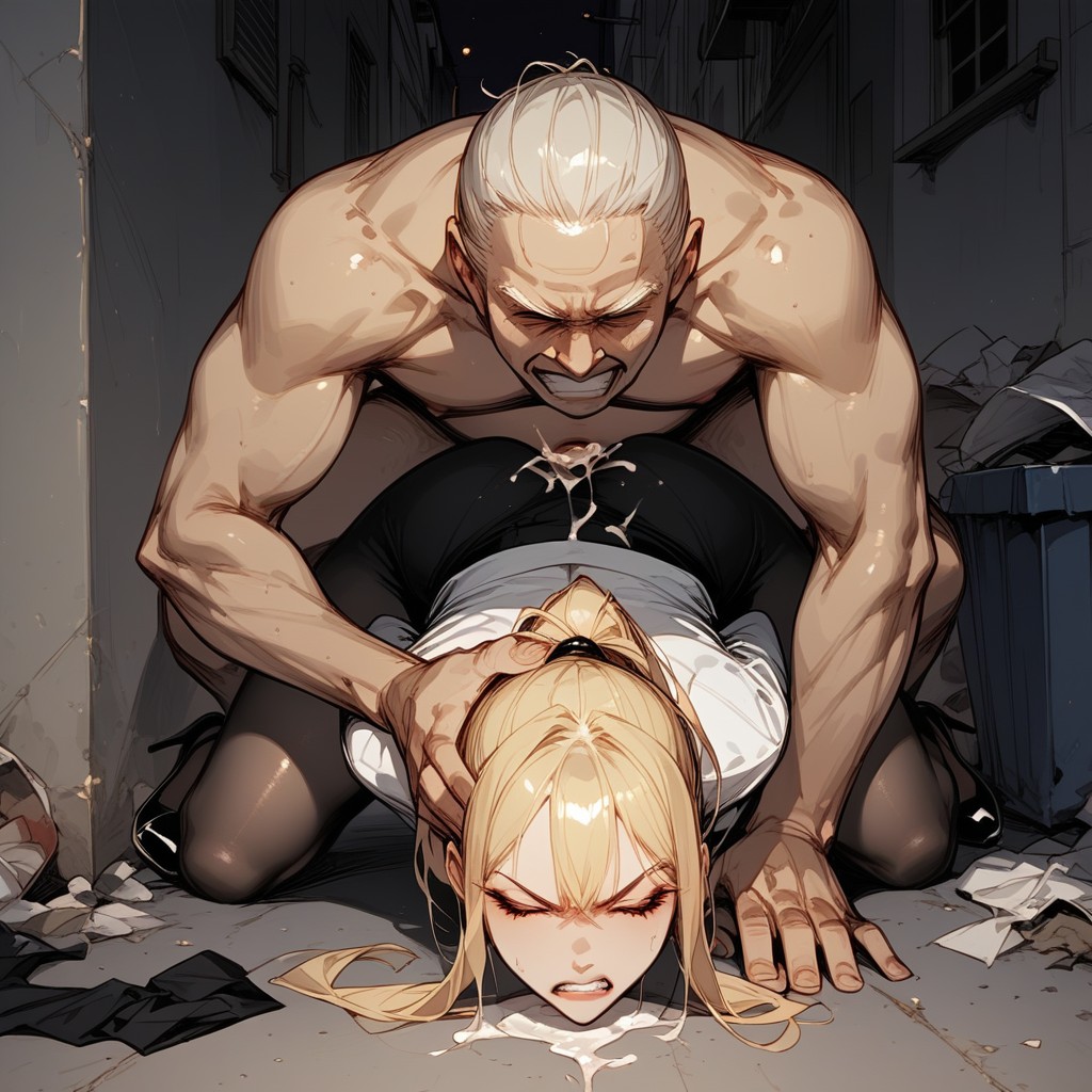 Straight, Covered In Cum, High Heels Hentai AI Porn