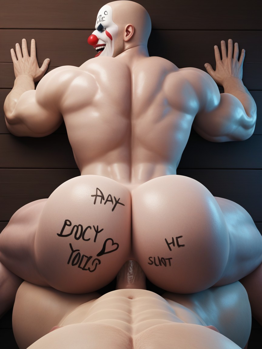 Body Writing, Glowing Eyes, Body Writing On Ass AI Gay Porn