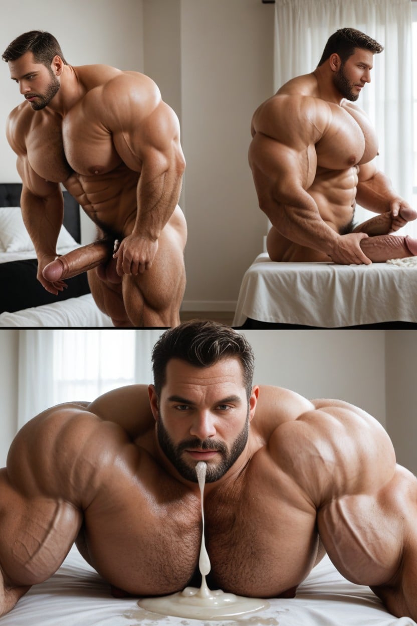 Cock Flopping Out, Hairy Body, Veiny Penis Porno gay IA