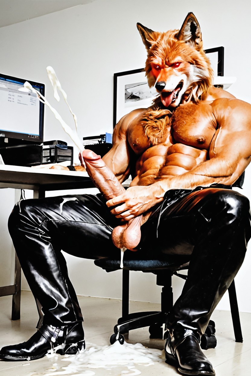 Excessive Cum, Claws, Anthro Furry AI Porn