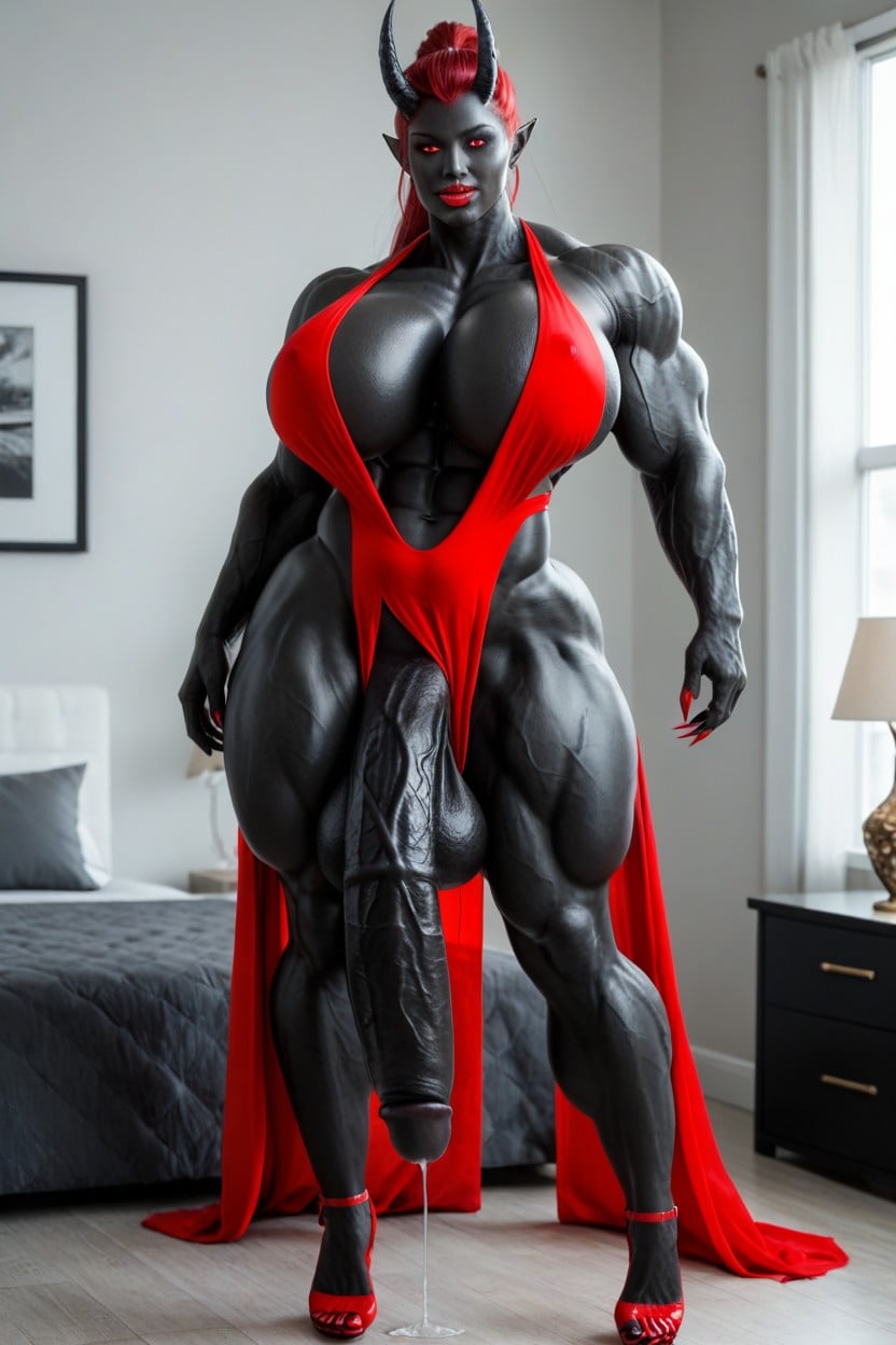 Gigantic Perfect Boobs, 25+, Bodybuilder Shemale AI Porn
