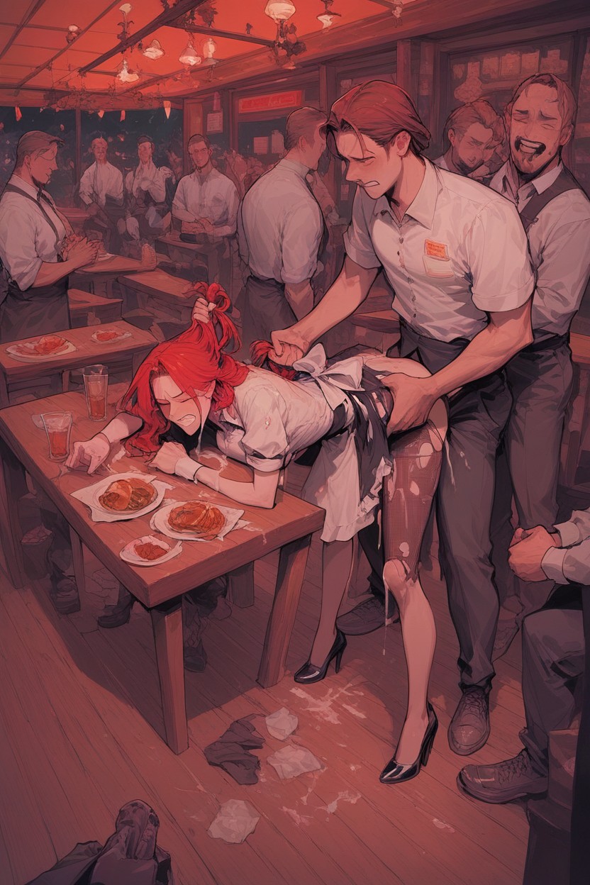 Ashamed, Orgy, Happy Men Hentai AI Porn