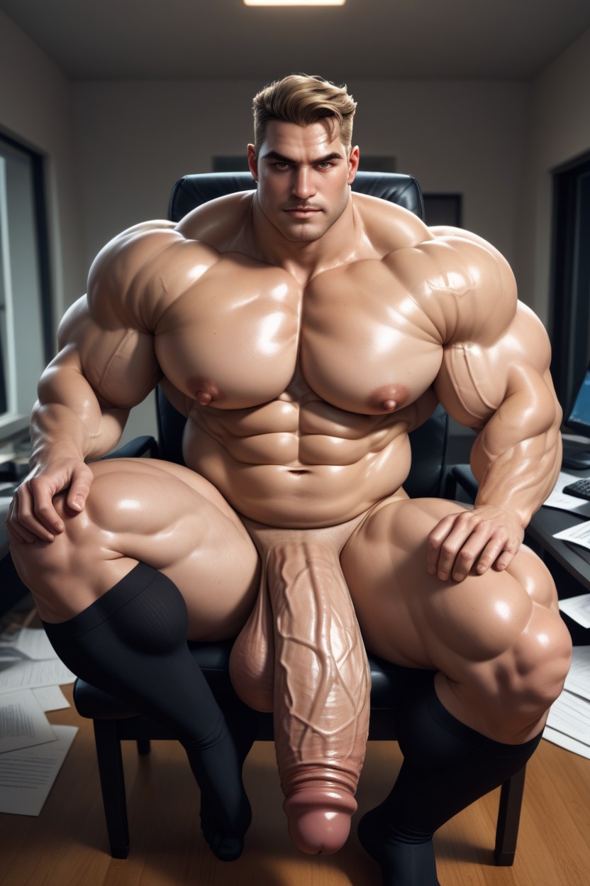 18+, Top Down, Girthy Cock AI Gay Porn