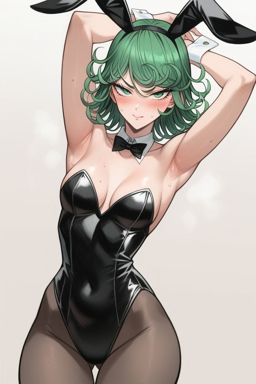 Arms Up, Sweating, Anime Style Hentai AI Porn