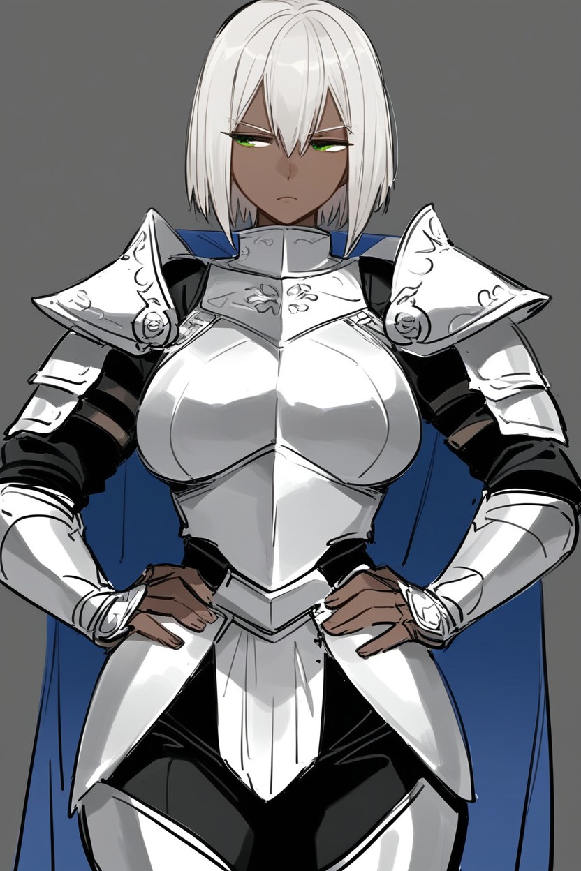 Fantasy, Pencil Art Style, Proud Knight Hentai IA