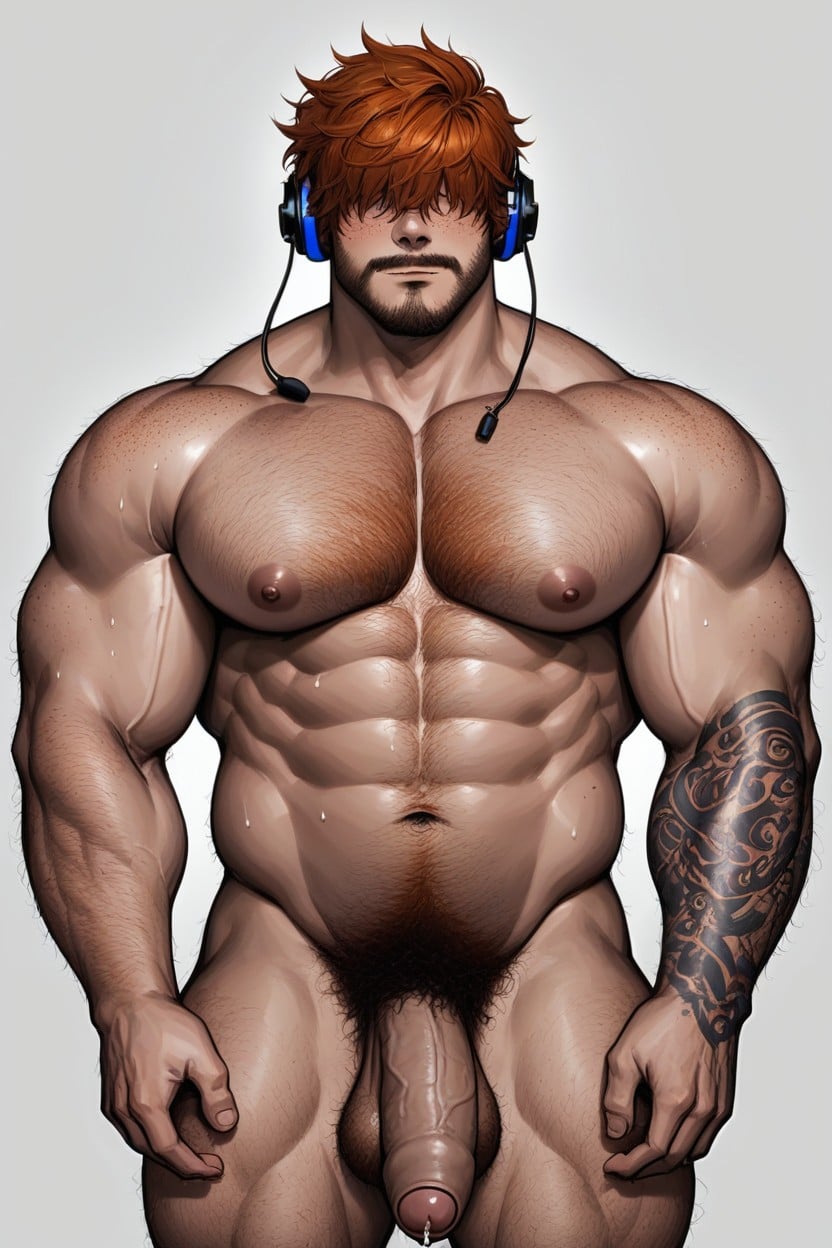 Sweaty, Hairy Belly, Veiny Cocks AI Gay Porn