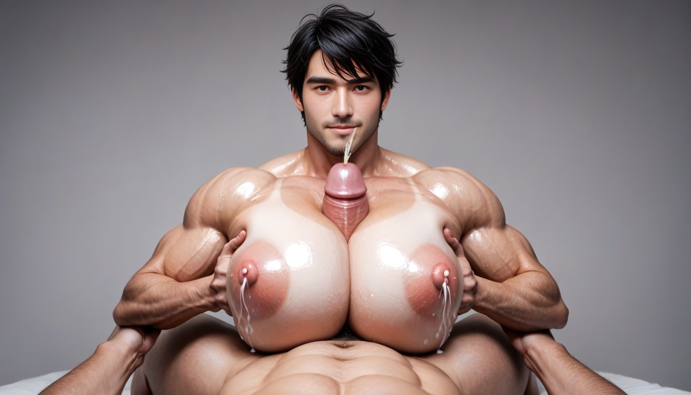 Tan Lines, Squirting Milk From Nipples, Titfuck AI Gay Porn