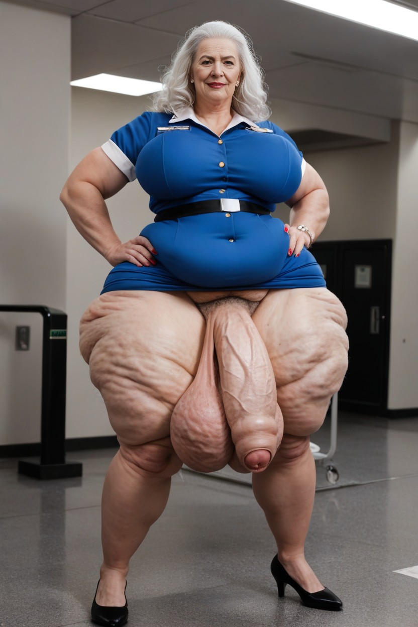 Bbw, Window With View, Futanari AI Porn
