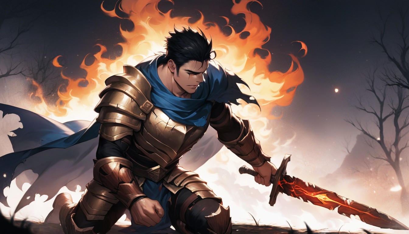Defeated, Kneeling, Daemon AI黃漫