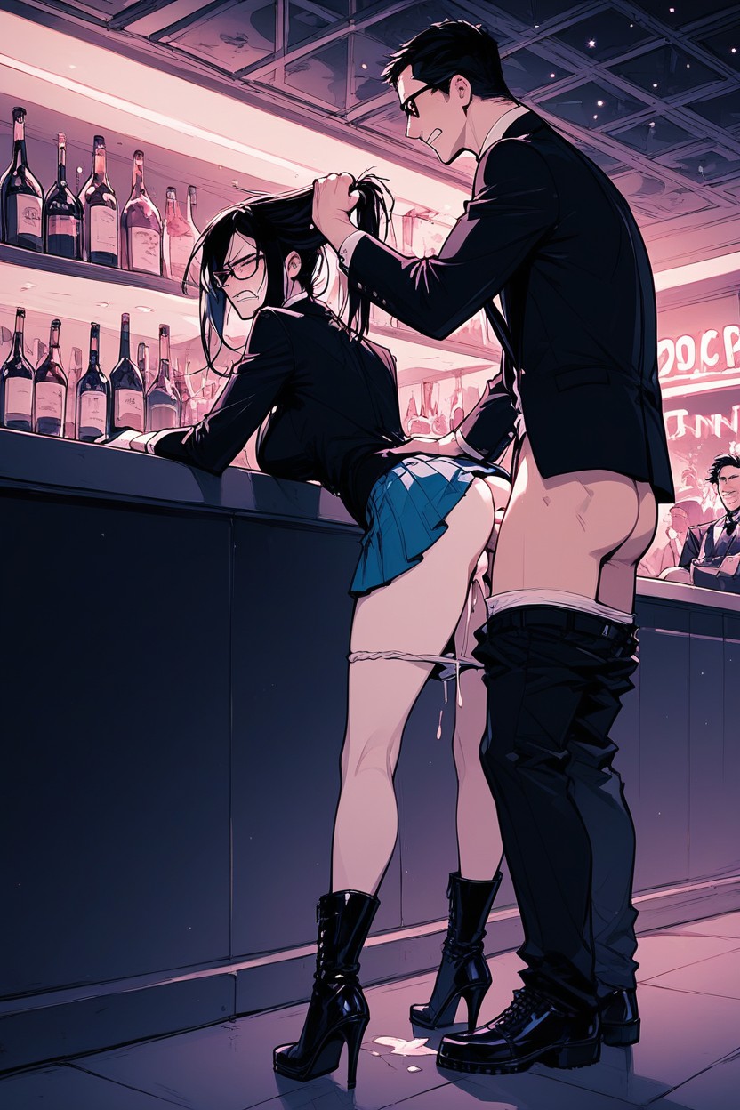 Ass Full Of Cum, Lights, 18+ Hentai AI Porn