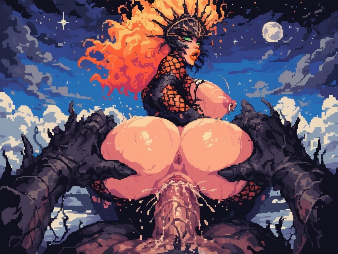 Thick Lips, Location Space, Slapping Ass AI Porn