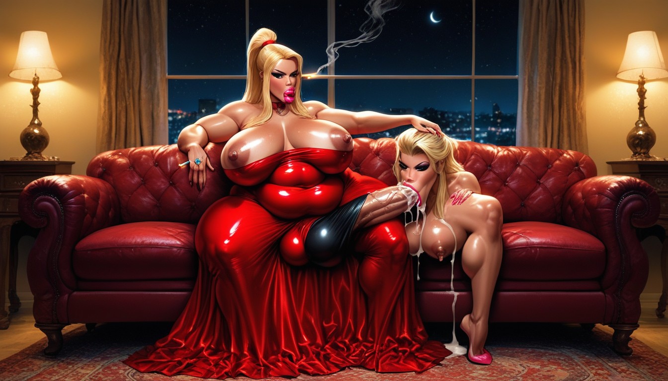 Deep Throating, Bbw, Night Shemale AI Porn