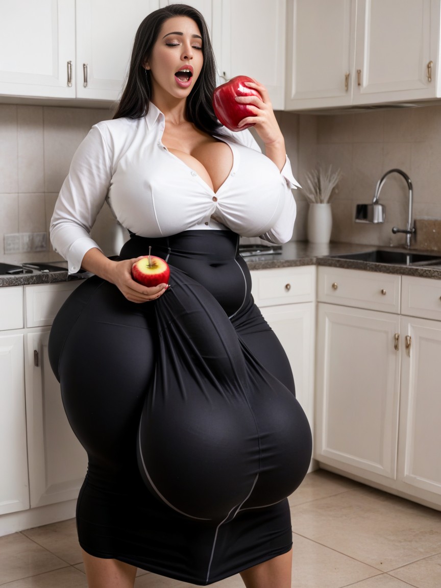 Big Boobs, American, Moaning AI Porn
