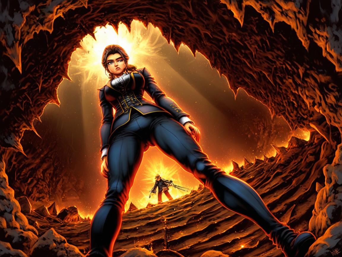 18+, Multiple Cave Explorers, Mixed Gender Explorers AI Porn