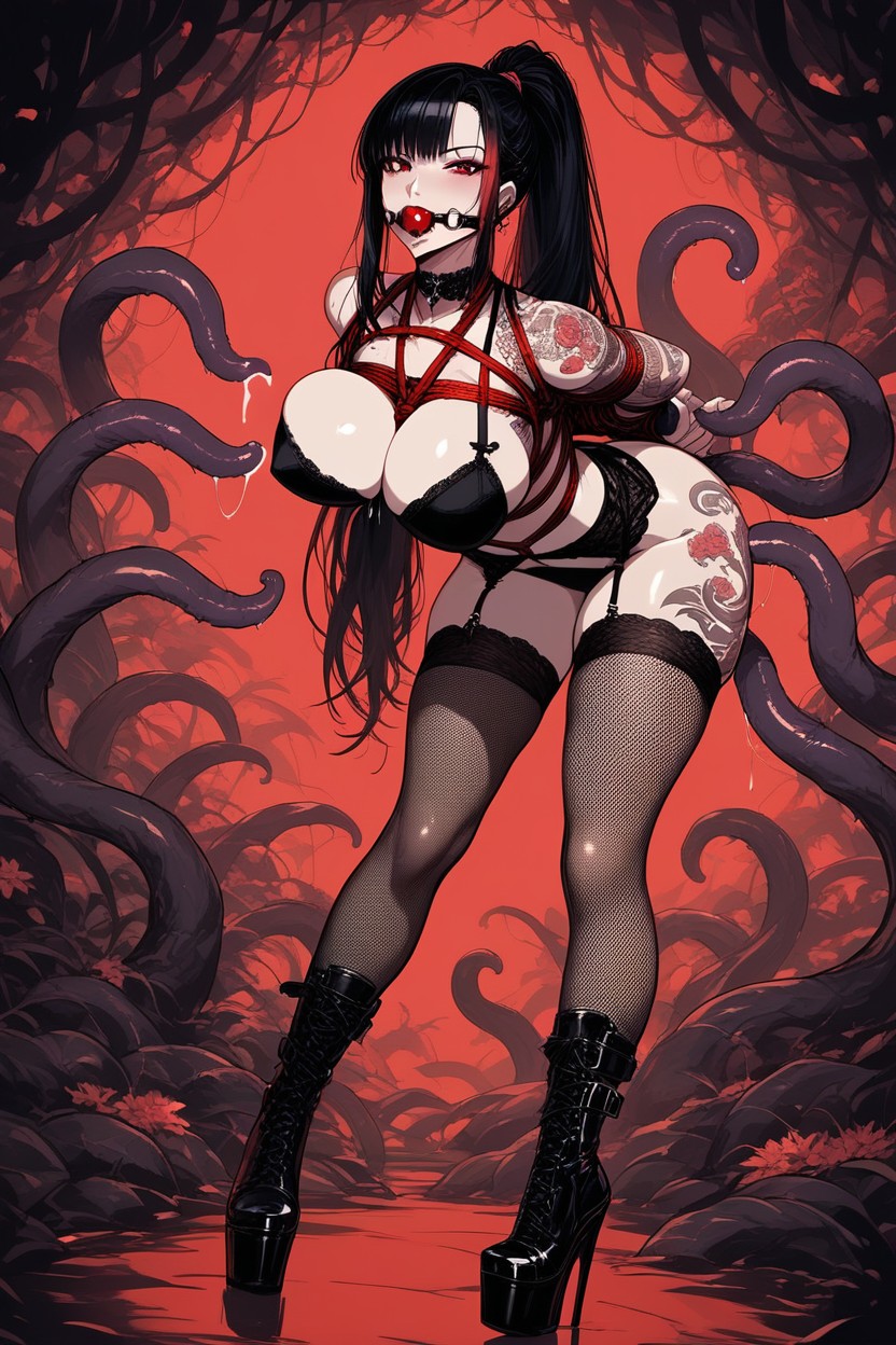 25+, Thick Thighs, Standing Hentai AI Porn