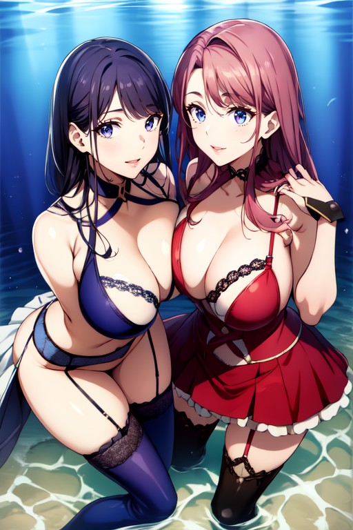 Slutty Lingerie, Full Body, High Heels Hentai AI Porn