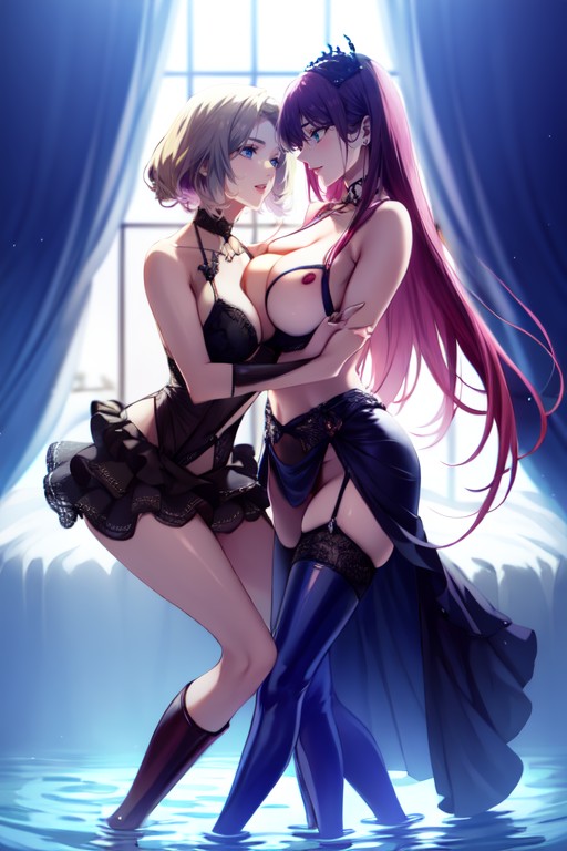 Sunny Southern Sea, Sexually Aroused, Women In The Sea Hentai AI Porn