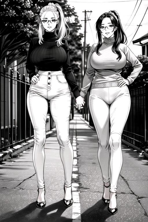 Full Body, Perfect Feet, Sweaty AI Porn