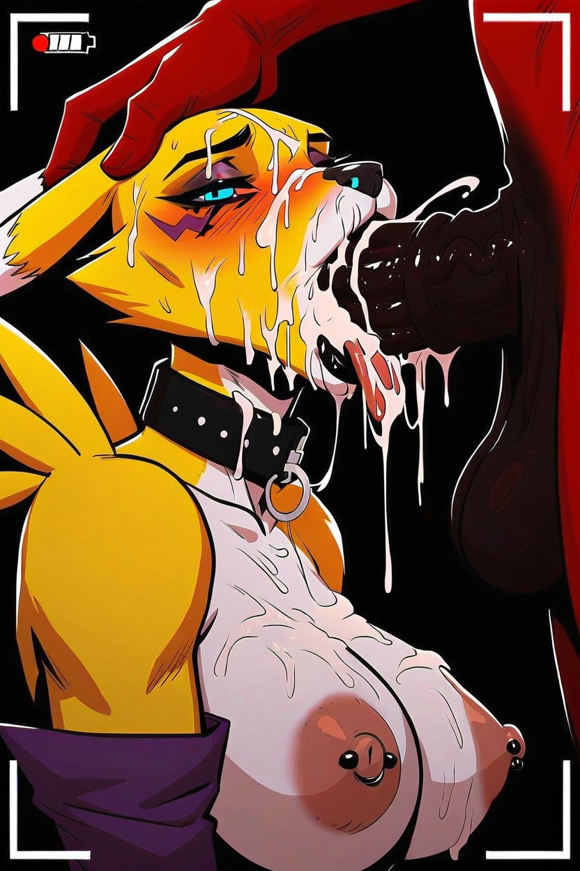 Cumshot, Tired Face , Hand On Head Furry AI Porn