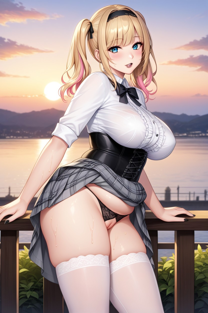 Wide Hips, 20+, Black Lips Hentai IA