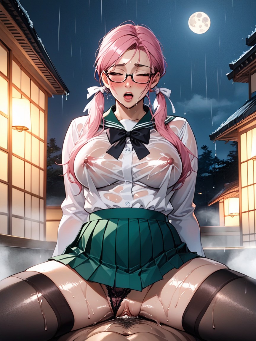 Saya Takagi, Glasses, Snatched Waist Hentai AI Porn