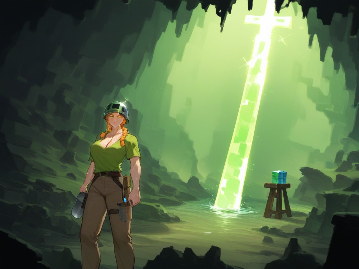 25+, Dark Cave Environment, Dark Surroundings Hentai AI Porn