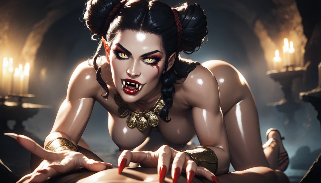 Fog, Eyebrows, Two Hair Buns Hentai AI Porn