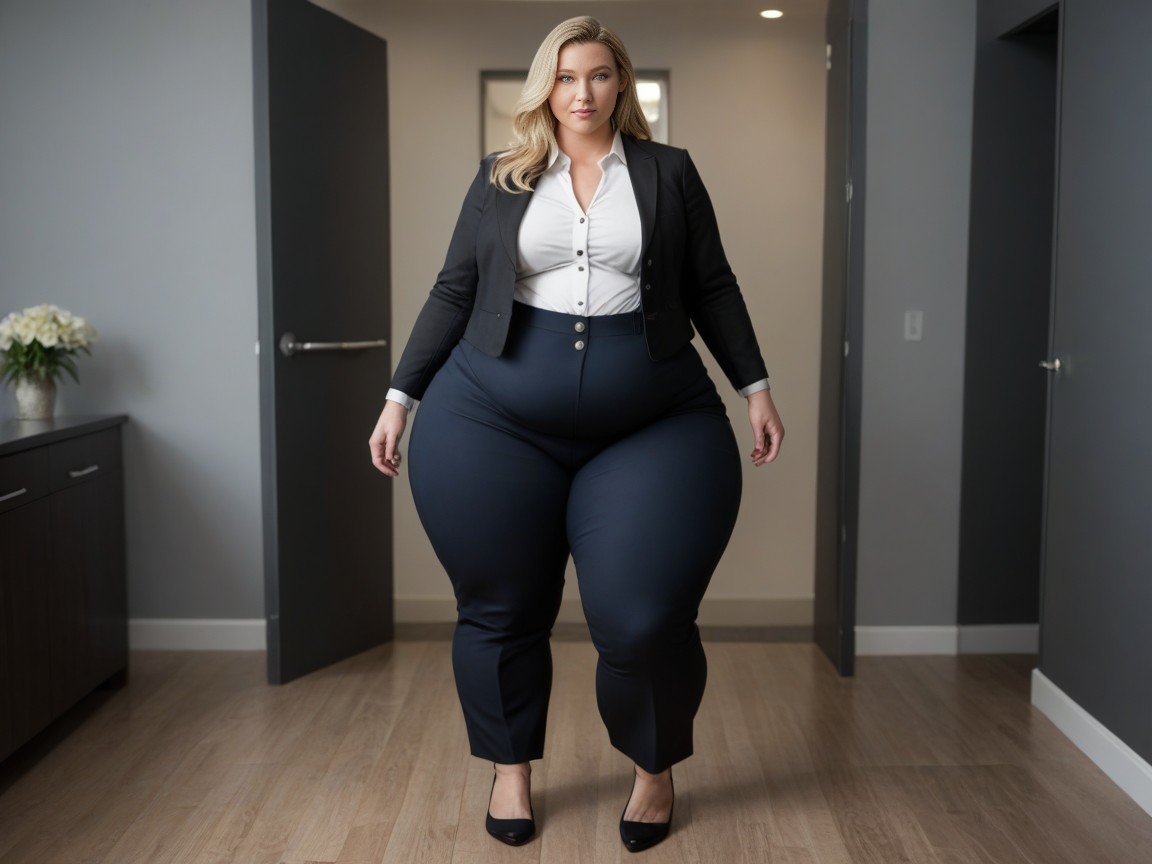 Dress Slacks, Blob Hips, Fit AI Porn