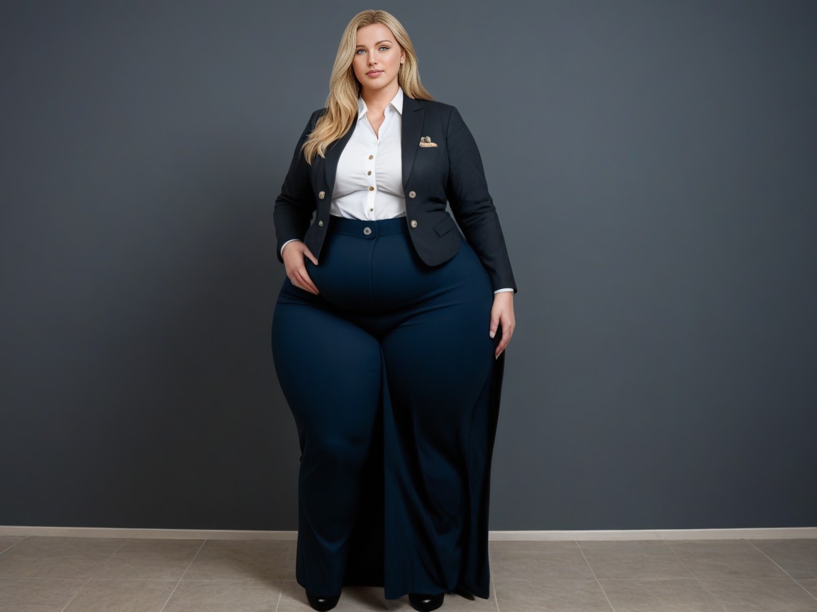 Hyper Obese Ssbbw, Pear Shaped Body, Fit AI Porn