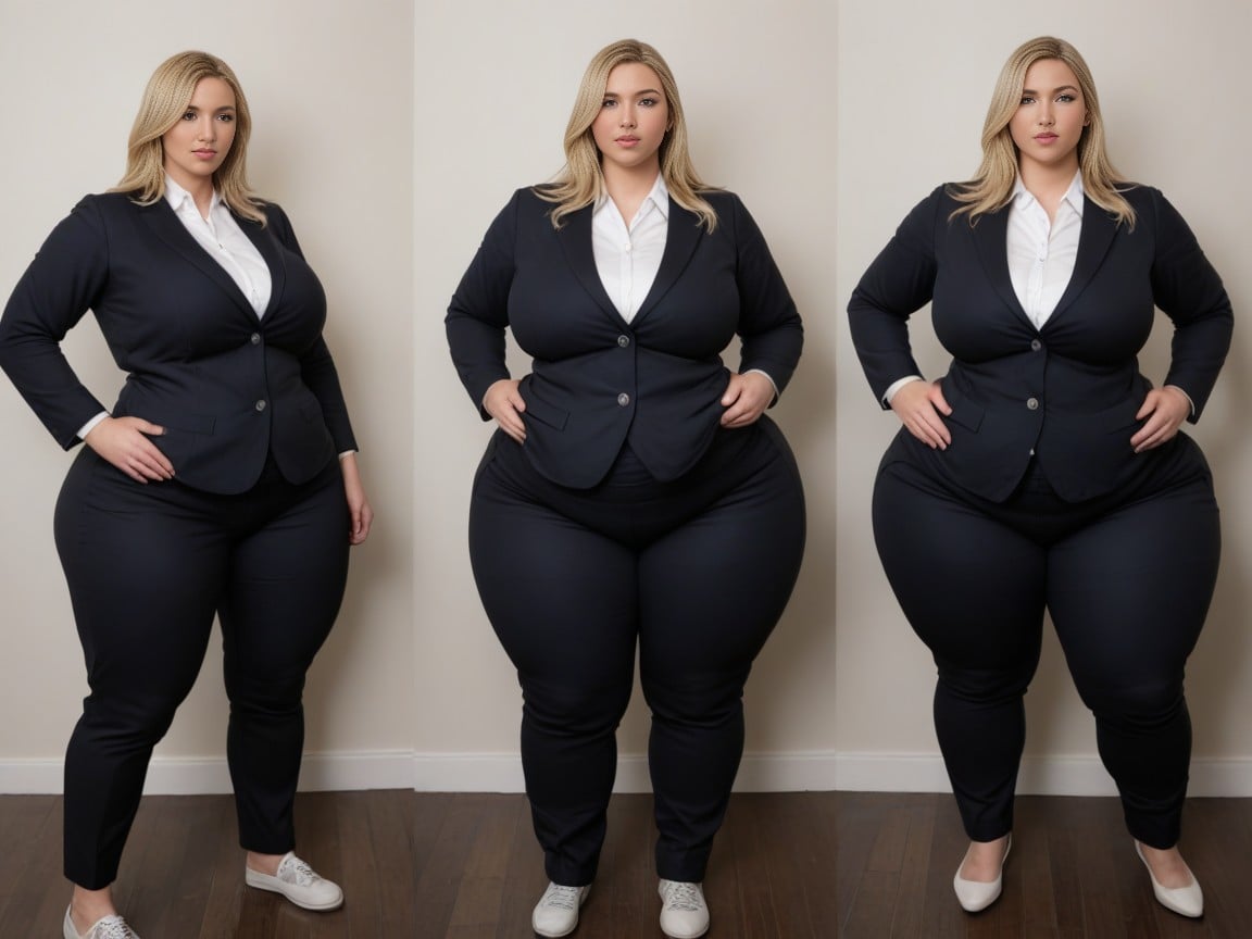 Ussbbw, Buttons Popping, Massive Hips AI Porn