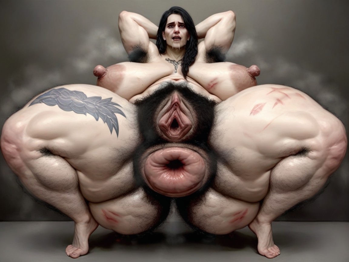 Tattoo, Old, Strained AI Porn