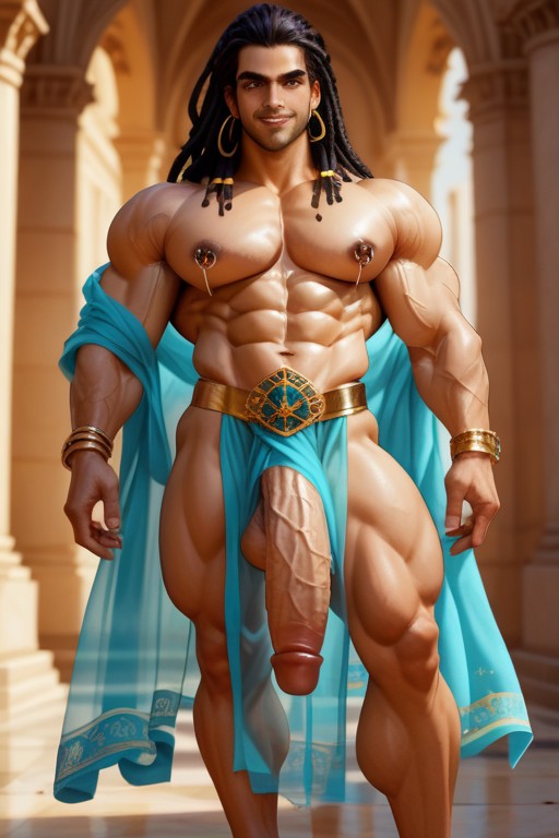 Octane Render, Video Game Art, Thick Pecs Porno IA Gay