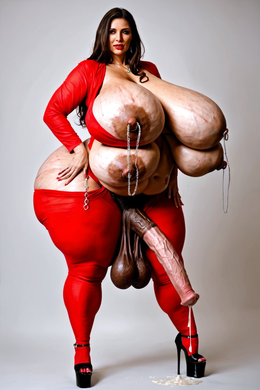 Multi Breast, Strong Face, Dark Skin Porno shemale IA