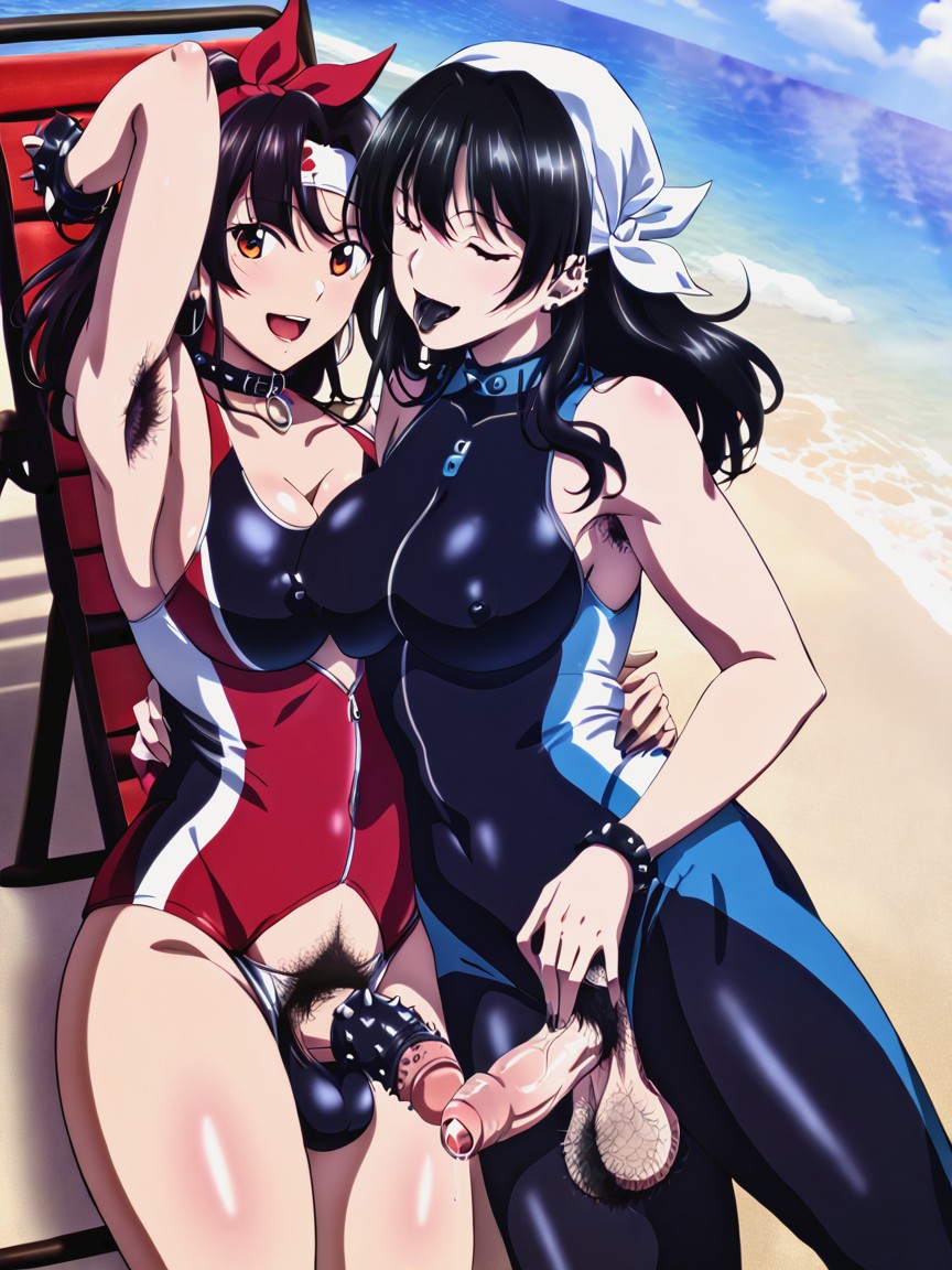 Armpit Hair, Relaxing, Happy Trail Hentai AI Porn