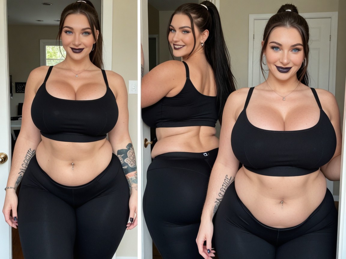 Multiple Views, Ussbbw, Ponytail AI Porn