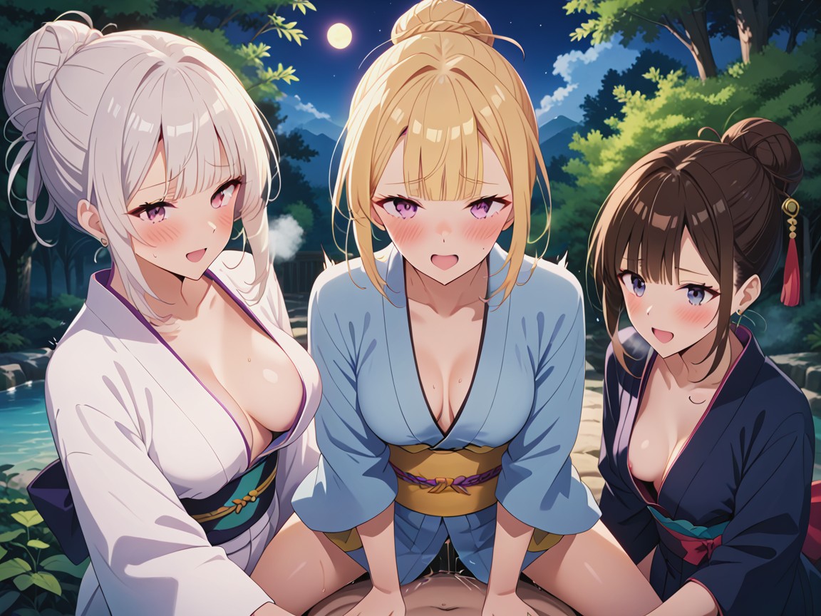 White Kimono, Small Ass, Master Piece Hentai AI Porn