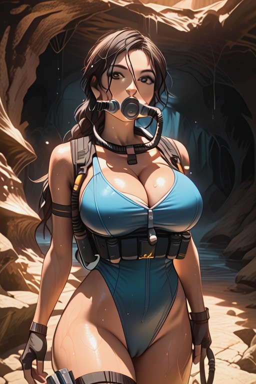 Front View, Scuba Diving Equipment, Stalagnate Formation Hentai AI Porn