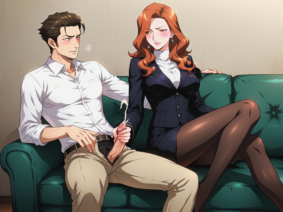 Embarrassed Man, 18+, Submissive Male Hentai AI Porn