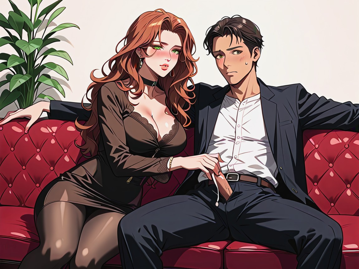 Hair Man, Brown Eyes Man, Man Cumming Hentai AI Porn