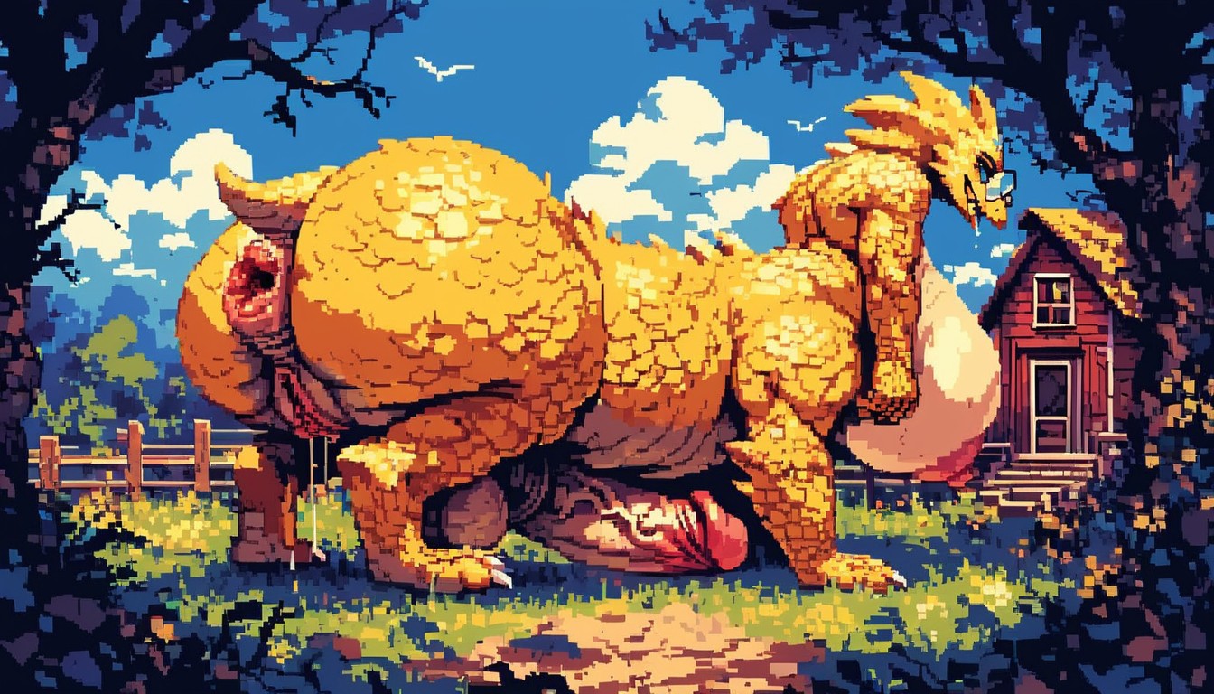 Fat Ass, Thick Legs, Giant Ass Furry AI Porn