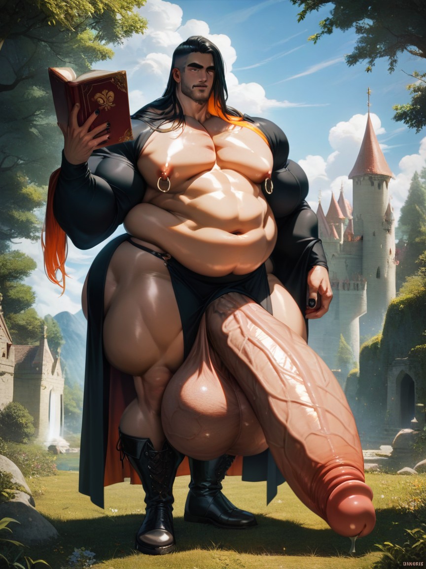 Tierna, Pradera, Medieval Fantasy Robes Porno gay IA